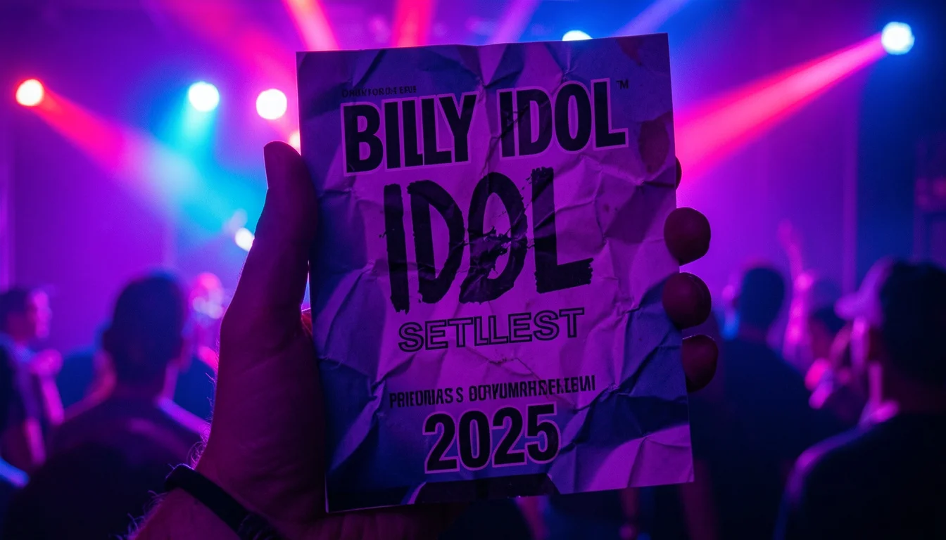 Billy Idol Setlist 2025
