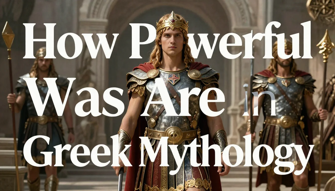 How Powerful Was Ares in Greek Mythology