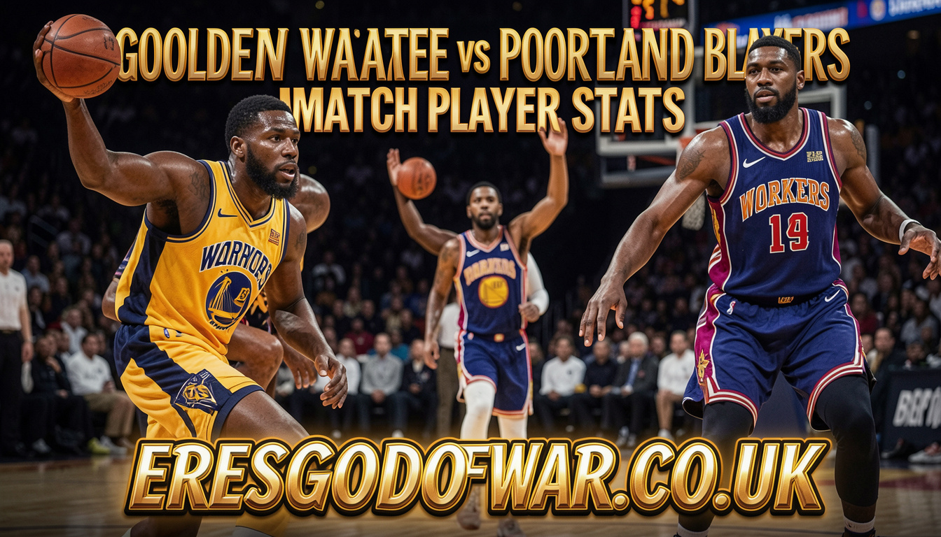 golden state warriors vs portland trail blazers match player stats