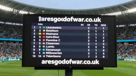 fifa world cup 2026 live standings today