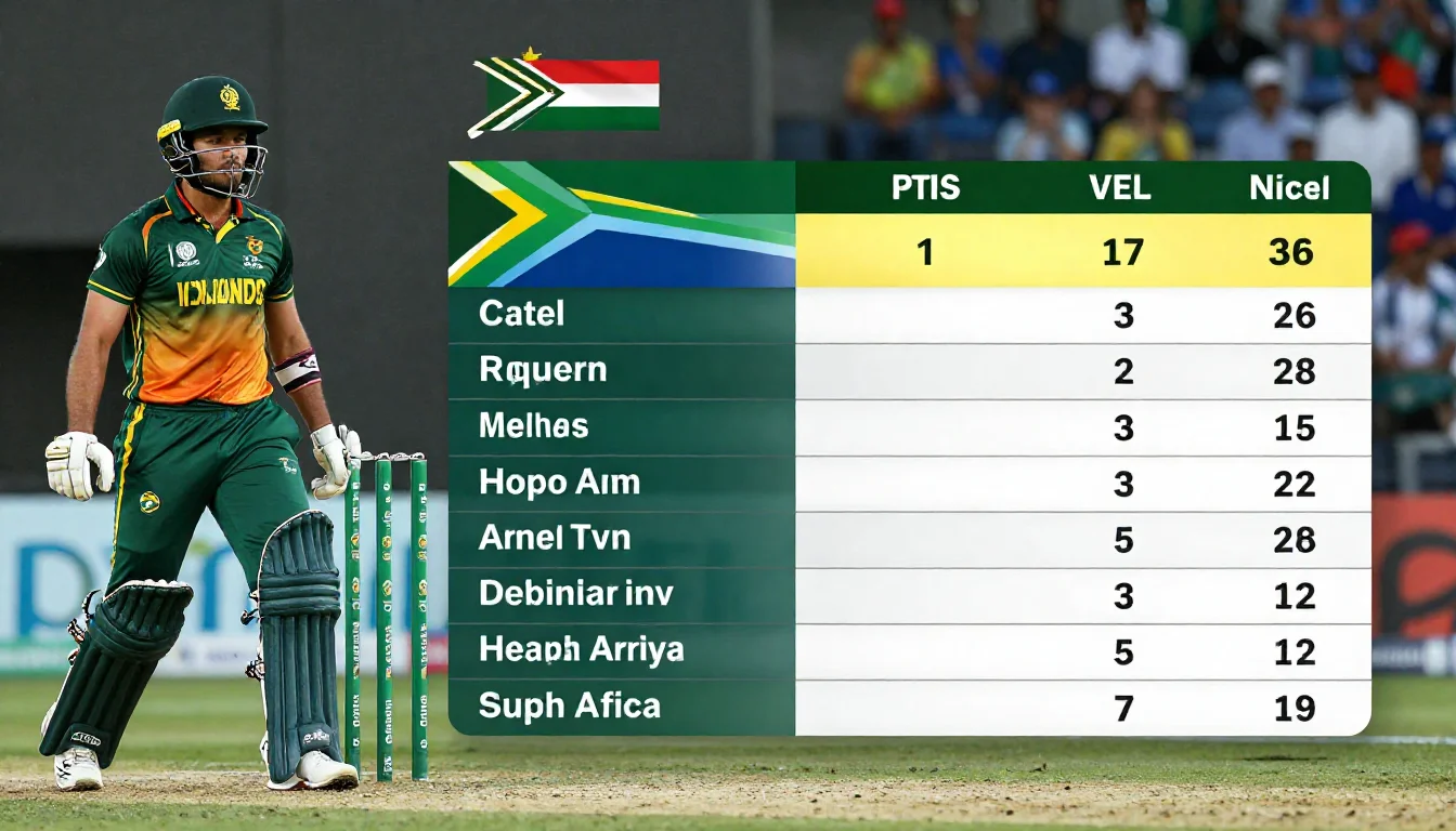 West Indies vs South Africa Match Scorecard